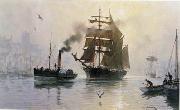 unknow artist Seascape, boats, ships and warships. 102 oil on canvas